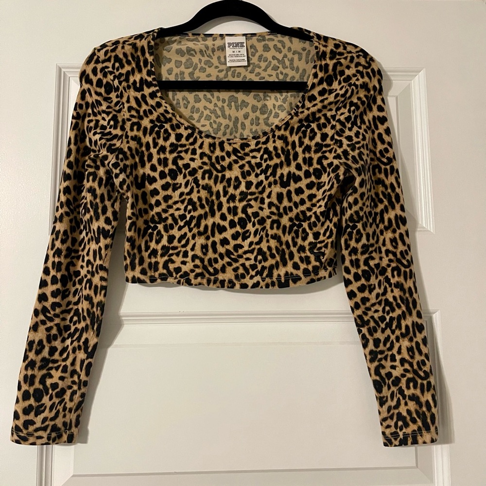 Leopard 🐆 Print Victoria Secret Crop Top